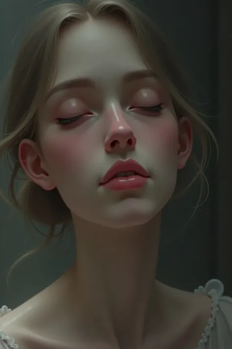 キス直前の女性の顔 FLUX