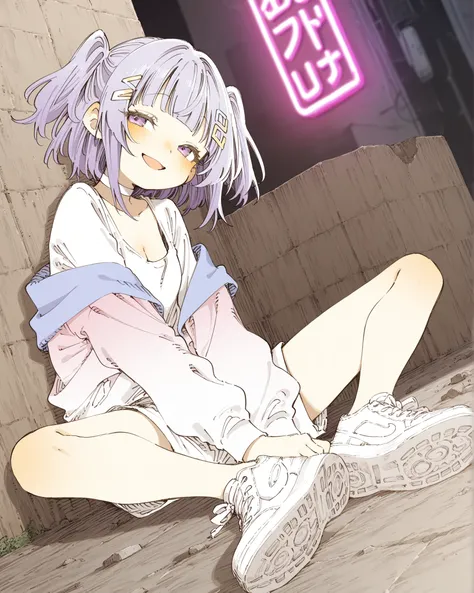 ((Abara Heiki Style)), ((Masterpiece)), ((best quality, amazing quality)), ((very aesthetic, absurdres, newest, scenery)), ((detailed background, negative space, blurry background, depth of field)), ((dynamic angle, from side)), ((1girl)), cute young girl,...