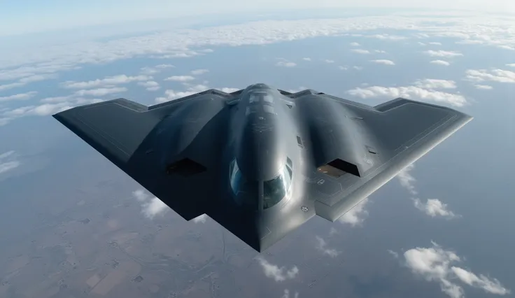 masterpiece, Highest Quality,(6th generation stealth fighter:1.5),Dark Silver,Around、 Countless autonomous drones swarming around,( There is no vertical tail :1.5),( Flat aircraft like a manta ray without a vertical tail :1.5),( There are multiple drones :...