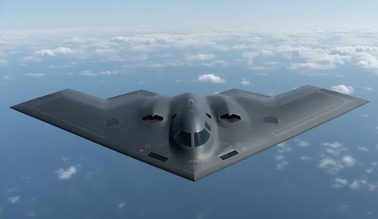 masterpiece, Highest Quality,(6th generation stealth fighter:1.5),Dark Silver,Around、 Countless autonomous drones swarming around,( There is no vertical tail :1.5),( Flat aircraft like a manta ray without a vertical tail :1.5),( There are multiple drones :...