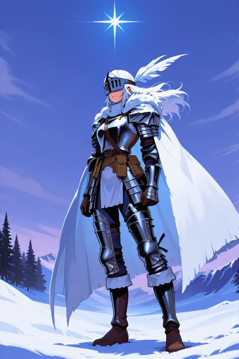 masterpieces,top quality, Female warriors who began an exploration of the Arctic Soldiers on wolves shouted for a charge to an Arctic castle and then lined up.