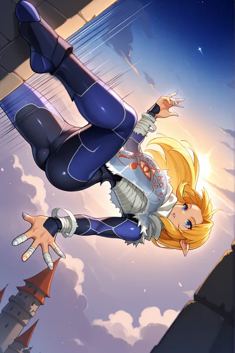 score_9, score_8_up, score_7_up, source_anime, prefect lighting, very aesthetic, intricate details, highly detailed background, masterpiece, high quality, perfect hands, best quality, high res, 4k, 1girl, solo, ootshk, blonde hair, long hair, sidelocks, bl...