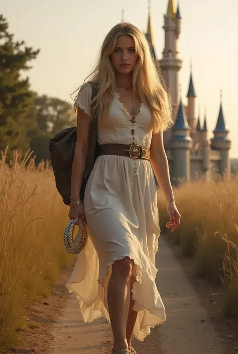 Daria,Girl,
💋 : Renegade princess with crown on her lonely path
🌟 : ultra-realistisch, 8K, cinematisch, inspired by Disney fairy tales and epic fantasy photography
🌌 : narrow dirt road with tall grass, sanftes Abendlicht, in the background a magnificent Di...