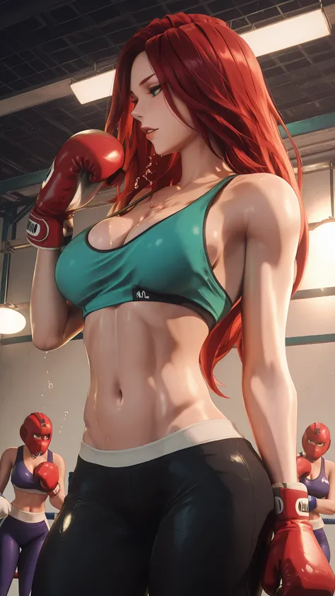 masterpiece, best quality, ultra-detailed, , miss_fortune, well toned female, dramatic undressing moment, tall slim female, long_torso, high_waistline, defined_waist, dramatic_waist_curve, extreme_cinched_waist, inverted_triangle_figure,  bra hooks clearly...