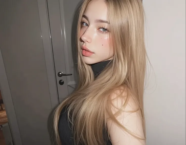 A 22-year-old young man has a broad rectangular face shape with soft and proportional features. His eyes are grey-green, deep and expressive, a little thoughtful , but a calm look. The almond-shaped shape of the eyes gives intelligence and light mystery. ...