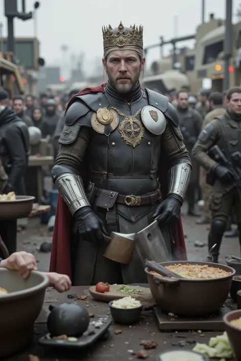 high-definition images、King Arthur, the chef who cooks on modern battlefields