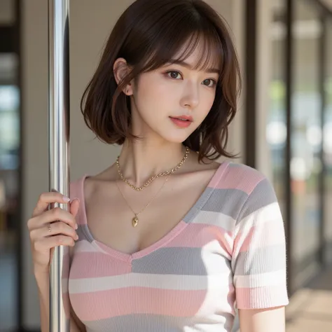 NSFW, (Top Quality), (Ultra-Precise CG 16K Wallpaper), (Realistic), (High Saturation), (Sharp), (Full Screen Image), Beautiful Detailed Shading, Beautiful Natural Lighting, Beautiful Detail Glow, Natural Light, Depth of Field, Zoom-in, (Mature 24-year-old ...