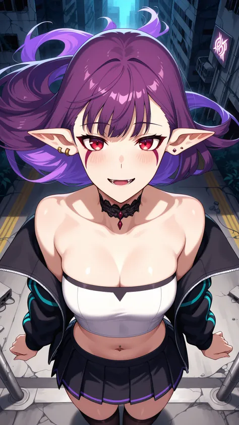 BREAK (masterpiece:1.2), best quality, high resolution, unity 8k wallpaper, (illustration:0.8), (beautiful detailed eyes:1.6),Abandoned highway swallowed by giant flowers,
plants glowing in ultraviolet tones,
billboards covered in vines but still pulsing f...