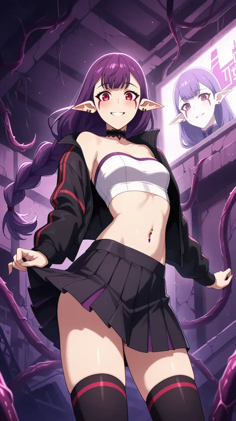 BREAK (masterpiece:1.2), best quality, high resolution, unity 8k wallpaper, (illustration:0.8), (beautiful detailed eyes:1.6),Abandoned highway swallowed by giant flowers,
plants glowing in ultraviolet tones,
billboards covered in vines but still pulsing f...