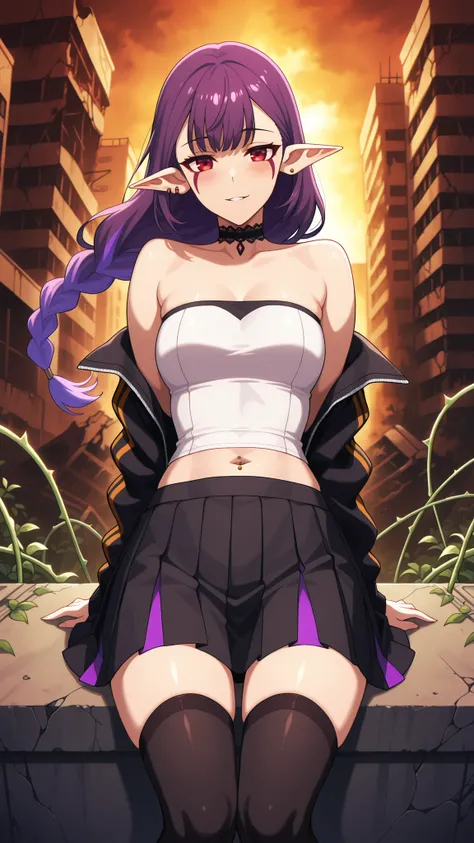 BREAK (masterpiece:1.2), best quality, high resolution, unity 8k wallpaper, (illustration:0.8), (beautiful detailed eyes:1.6),Abandoned highway swallowed by giant flowers,
plants glowing in ultraviolet tones,
billboards covered in vines but still pulsing f...