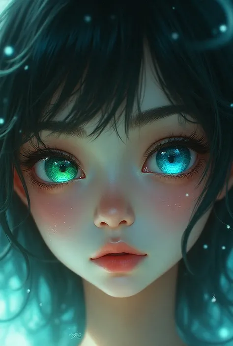 La hermosa mujer se eleva con alas