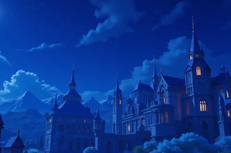 (((masterpiece:1.5、Highest Quality、high resolution:1.3、Super Resolution、Super Detailed、Super Detailed:1.3))) gothic architecture、it's a beautiful temple like the Parthenon、Night Sky、it's illuminated by columns and stone statues like the Parthenon、丘の上にis st...