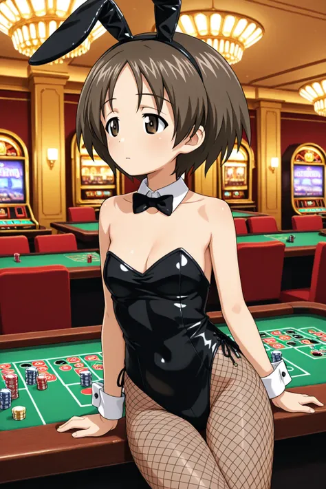 丸山 紗希 (ガールズ&パンツァー)っぽいキャラ SDXL 1.0