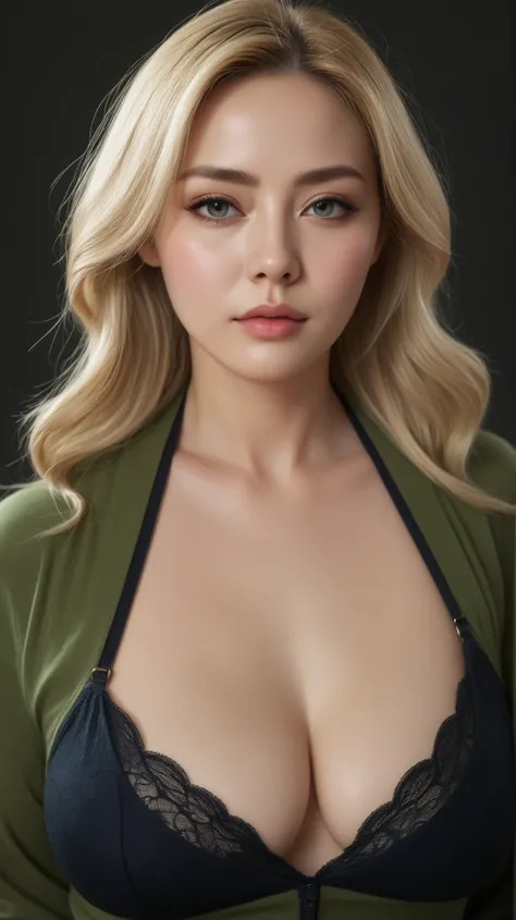 (hyperreal)、超未来的なfemininity兵士、femininity'martial arts、
Detailed Eyes Depicted on Huge Eyes　美しいfemininity　High Precision　high resolution　Realistic　short hair　Blonde、　Blondeのfemininity、mature woman、middle-aged femininity、((big ))、Details Red Black   ,,,,...