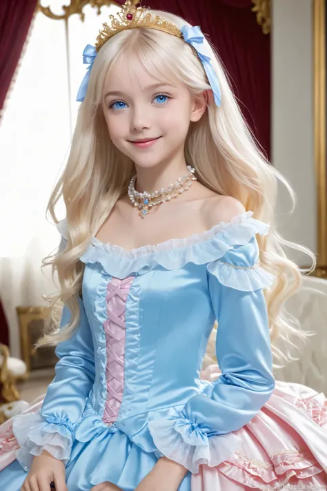 Eastern European 10-year-old girl single images、Super Detailed,Absolute Resolution, ((tightening the chest,Beautiful girl flying in the sky ))、((blue eyes))、((((reality))))、((live-action))、((realityistic))、((platinum blond hair)),(( straight hair))、((very ...