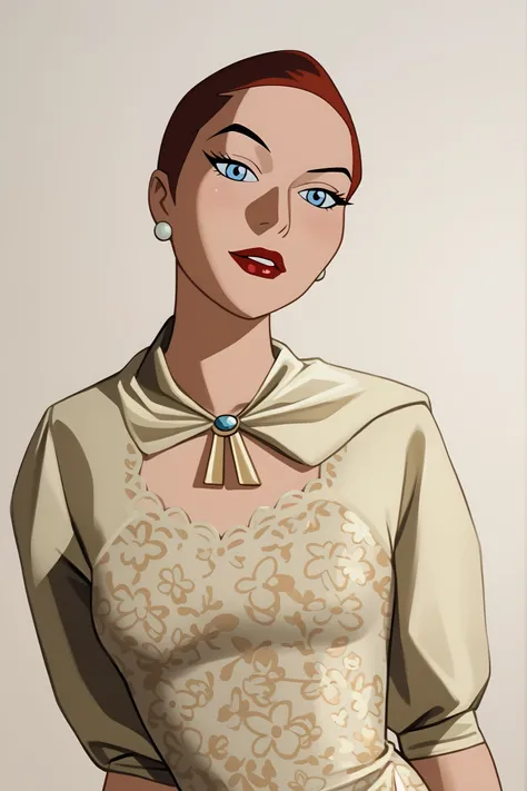 1980s (style), retro artstyle, source_cartoon, score_9, score_8_up, score_7_up, score_6_up, ((zPDXL2)), (cartoon, highly detailed, masterpiece, absurd resolution, perfect anatomy), cowboy shot BREAK barbara gordon, long hair, red hair, blue eyes, solo, rai...