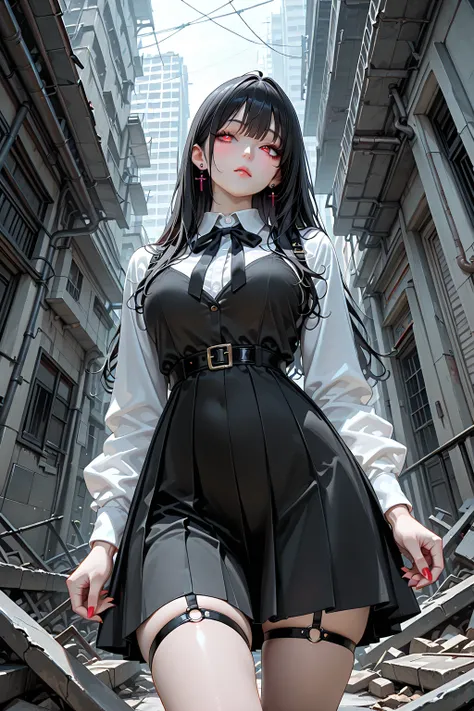 Solo, 1girl, masterpiece,best quality,amazing quality,very aesthetic,absurdres,newest, Ruins visit