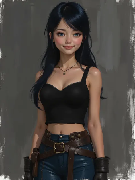 sketch painting, marinette Dopanchan, A very beautiful and cute 22 year old woman with a slight smile. (((Shy smile))), sharp focus on the face, (((Western eyes:1.5))), (((Extremely detailed ice-blue eyes, beautiful eyes, beautifully detailed eyes))), (((d...