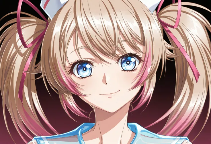 (Yokota Mamoru style),Charming Smile,(portrait :1.4),(Yokota Mamoru style),("light brown hair color that faces the front naturally,Twin Tail Hair"),
("Transcendental Cuteアイドルフェイス"),
("Wear an ultra-clear lateX sailor costume that is all over the short sle...