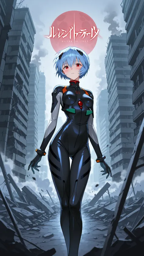 BREAK (masterpiece:1.2), best quality, high resolution, unity 8k wallpaper, (illustration:0.8), (beautiful detailed eyes:1.6),Post-apocalyptic ruined city battlefield, towering skyscrapers shattered and crumbling, massive broken mecha lying across destroye...