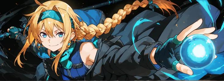 A short, solitary male character, a young teenager, about 5'7" tall, with a style and aura similar to Amiya from Arknights, but unmistakably masculine.

His face is exactly like that of Vanitas from Vanitas no Carte, with striking blue eyes and a provocati...