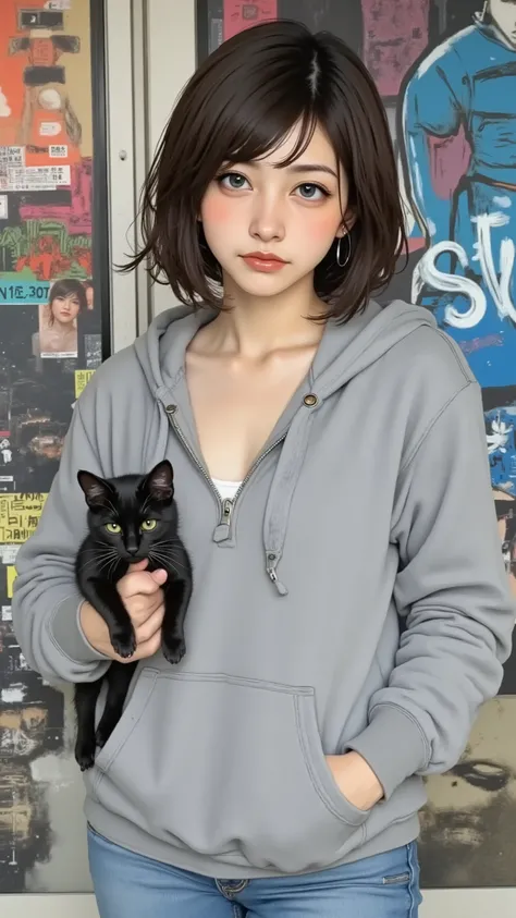 yuki_uchida,Comic book illustration,Illustration. Super Realistic, HYPER DETAIL, detailed clothing, Detailed Foreground, detailed lighting, hyperrealism, anatomically accurate, Curvaceous woman, Dynamic Poses, mature woman. an ultra-realistic half-length s...