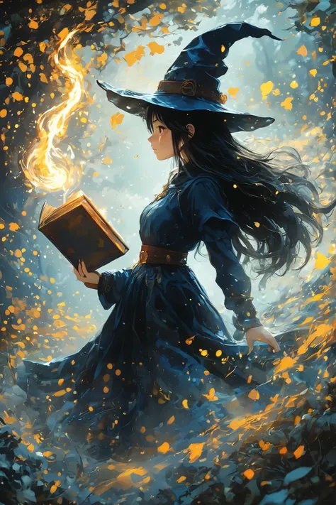 On the wall、magical light、Light、With a witch、The black cat、shadow painting、is doing。The two、using that hand and、body、Tail、skilfully、With dragons、fight、Knight's、magnificent、The story、 beautiful、and、cleverly、to play。it is、Forest's、for little spirits、Night、sp...