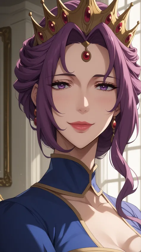 Girls, smile, red lips, fair skin, bib boobs, big breats, big ass, big butt, sexy body, thic body, beauty girls,  dresses, blue dresses colors, royal dress, blue royal dress colors, nails, blue nails colors, beauty girls and sexy pose, in room background, ...