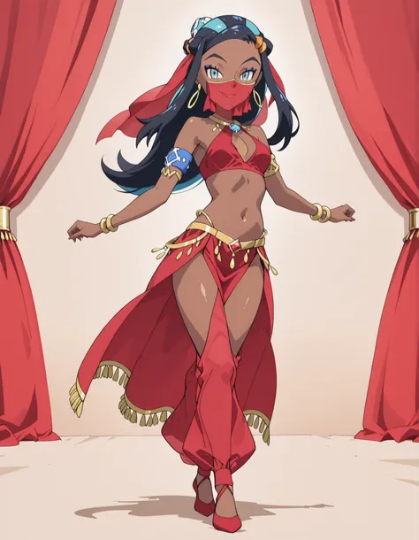 (1girl:1 . 5) , (Seul:1 . 5) , score_9 , score_8_haut , score_7_haut , source_anime , Official work  , ultra-detailed , masterpiece , best quality , high resolution , beaux yeux , detailed eyes , Detailed face , beautiful detailed eyes ,Pokemon Sword&Shiel...