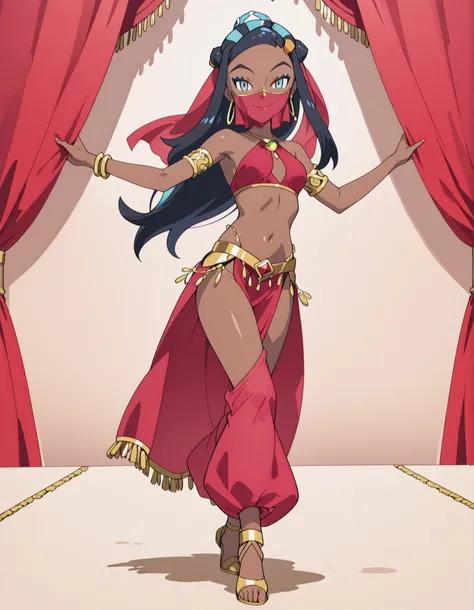 (1girl:1 . 5) , (Seul:1 . 5) , score_9 , score_8_haut , score_7_haut , source_anime , Official work  , ultra-detailed , masterpiece , best quality , high resolution , beaux yeux , detailed eyes , Detailed face , beautiful detailed eyes ,Pokemon Sword&Shiel...