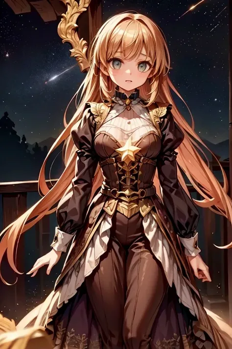 virgo constellation, constellations of the night sky descending upon the world taking human form, high quality, detailed, cinematic, dramatic, fantasy, magical realism, dark, dramatic lighting, celestial, ethereal, mysterious, glowing, starry night sky, ce...