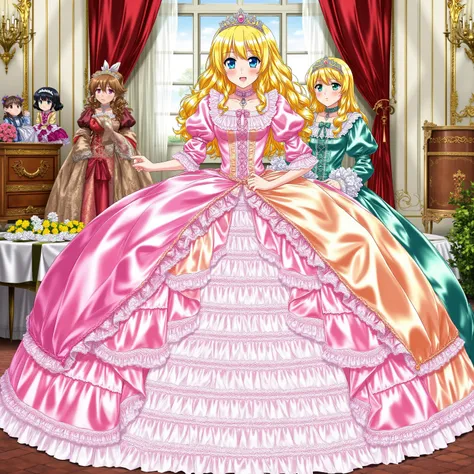 masterpiece, so beautiful, (anime着色, anime), OFFICIAL ART, illustration, ((90年代animeスタイル:1.0)),
1girl, masterpiece, Highest Quality, Super Detailed,OFFICIAL ART, official style, Cute Princess, ((10 years old,smaller,full body,Open Your Eyes,is anatomically...