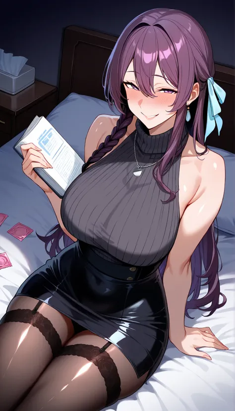 score_9, score_8_up   , score_7_up   , score_6_up   , score_5_up   , score_4_up   , source_reality, Tag 1 , Tags 2, Quality_masterpiece,    1girl   ,\(medical care、high-waisted pencil miniskirt、 turtleneck sleeveless sweater、small breasts、 shiny black stoc...