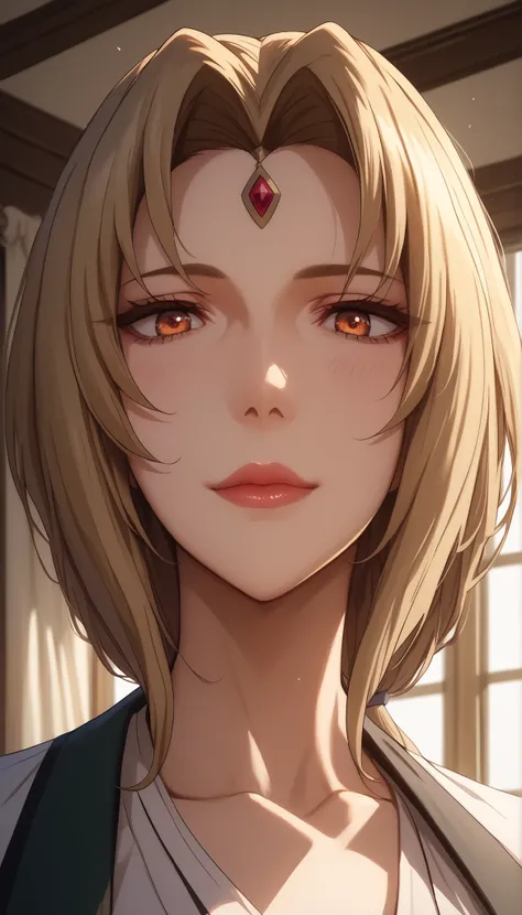 Slime's Tsunade (Pony XL),Score_9, Score_8_up, Score_7_up, Score_6_up, Score_5_up, Score_4_up, Source_anime, Tag1, Tag2, Best quality, High quality, Detailed, High resolution, 8k, Ultra high res, Soft saturation, Professional quality, Perfect contrast, Per...