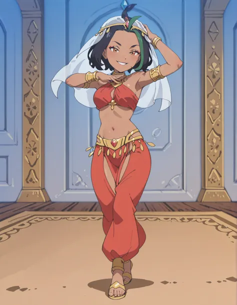 (1girl:1 . 5) , (Seul:1 . 5) , score_9 , score_8_haut , score_7_haut , source_anime , Official work , ultra-detailed , masterpiece , best quality , high resolution , beaux yeux , detailed eyes , Detailed face , beautiful detailed eyes ,Pokemon Horizons, N...