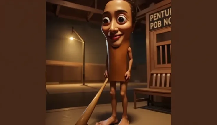 He rides an exercise bike