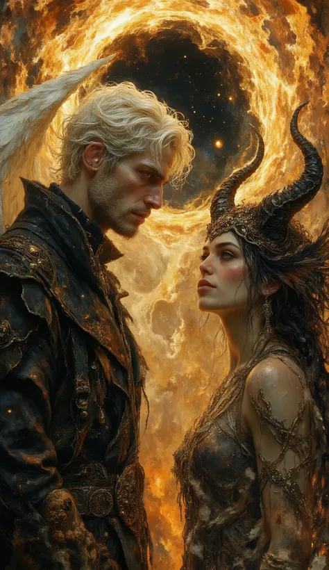 (masterpiece),(Highest quality),(Super detailed),(Ultra-high resolution) , (Best illustrations), 32k, an ancient luxurious temple,dynamic lights, shiny, glitter
Done in a balanced and vivid impressionist style symbolizing harmony of opposites ((and the sea...