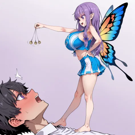 girl focus, score_9, score_8_up, score_7_up, 1 girl, (top quality, 8k), high resolution, detailed, (side view:1.3), ((view from side)),                                                                            
  (holding pendulum:1.3) , holding string,  ...