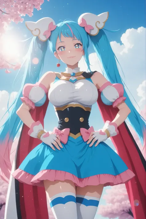 score_9, score_8_up, score_7_up, source_anime, best quality, masterpiece
anime screencap, anime coloring, megami magazine, anime, animated,
BREAK
curesky,large breast, rouge lips,
earrings, hair ornament,
brooch, multicolored clothes, puffy detached sleeve...