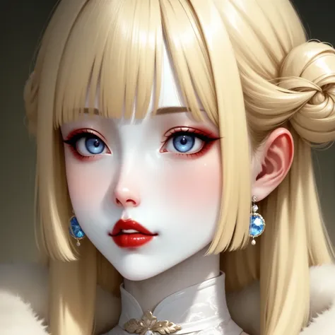 ブロンド前髪の女性 SDXL v1.0