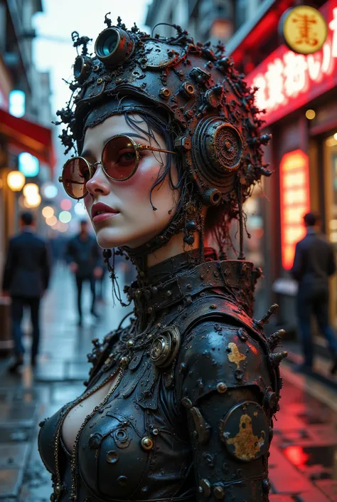 resolution 8k,perfect frame, exquisite beauty ,ultra high resolution,Kibo Beauty,The arm of the,neon elements,dynamic display,, dark atmosphere,science fiction sense