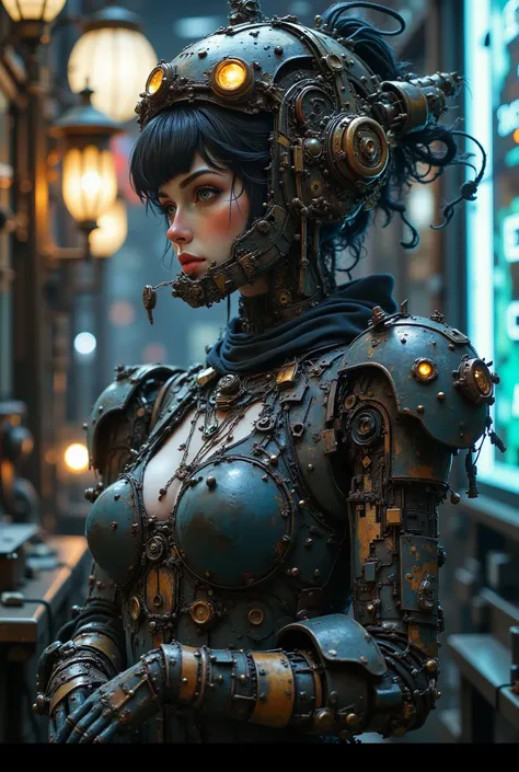 resolution 8k,perfect frame, exquisite beauty ,ultra high resolution,Kibo Beauty,The arm of the,neon elements,dynamic display,, dark atmosphere,science fiction sense