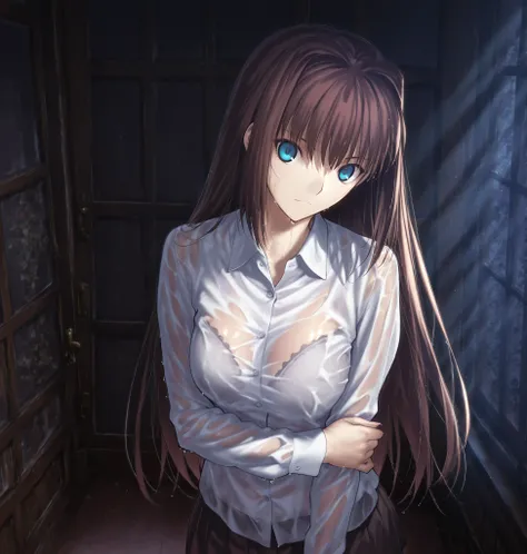 masterpiece, , absurdres, highres, detailed background, high resolution, masterpiece, necessary, detail, best quality, quality, necessary, details, High details, Precise, , indoors,((detailed background)),dutch angle, ,from above,(dark ,sunlight), upper b...