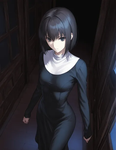 masterpiece, , absurdres, highres, detailed background, high resolution, masterpiece, necessary, detail, best quality, quality, necessary, details, High details, Precise, , indoors,(dark room, ), dynamic angle ,from above ,(), , ...