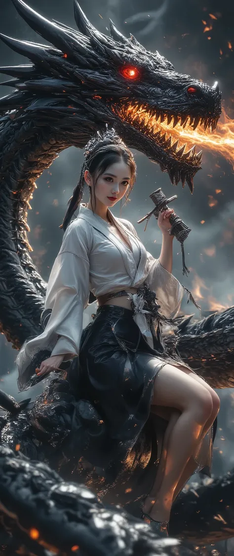 ( 32K High Resolution, photorealistic, Highest Quality:1.5, masterpiece:1.3, ultra high res), ((monochrome, Black and White, mysterious肖像画)), highly detailed skin and facial textures, perfect dynamic composition, professional camera work, Ultra High Accura...