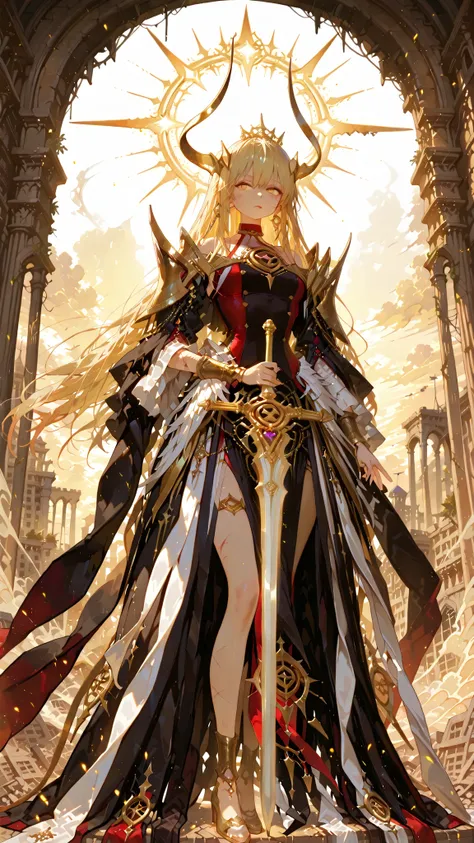 battlemage_neopresencia,,,,,,,.00,Outstanding work, slightly realistic, of extraordinary quality, very beautiful, ultra-high resolution, high resolution, anime style-----Show your full body. Look from a distance..Mature woman, tall figure.(Horror flavor :0...