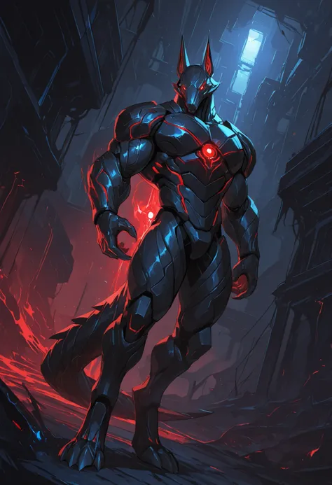 score_9, score_8_up, score_7_up, score_6_up, score_5_up, score_4_up, gigerworld, anthro jackal, heavy armor under the jacket, bulky, wide chest, monstrous, red glowing eyes, long hands, strong arms,
cybrog, anthro, jackal, male, full body, Muscle, Delicat...