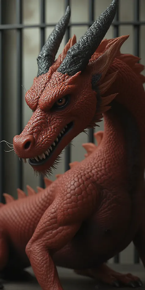 in prison,takuya,dragon,1man and 1dragon,close-up,Action,dynamic,beautiful,beautiful,colorful,live-action,realistic,safe content (masterpiece, 最High Quality, High Quality, detailed background, complicated details,complicated,ultra high res, are so pretty,N...