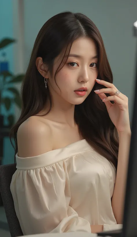 super high quality, masterpiece, Ultra High Resolution Realistic, RAW Photos, 16k、32K, Ultra high detail,Very detailed, (((20 year old:1.7))),((One sexy Korean women:1.5)),((One beautiful women:1.5)), 、(Ultra detailed face, 目 and mouth、Woman with super det...