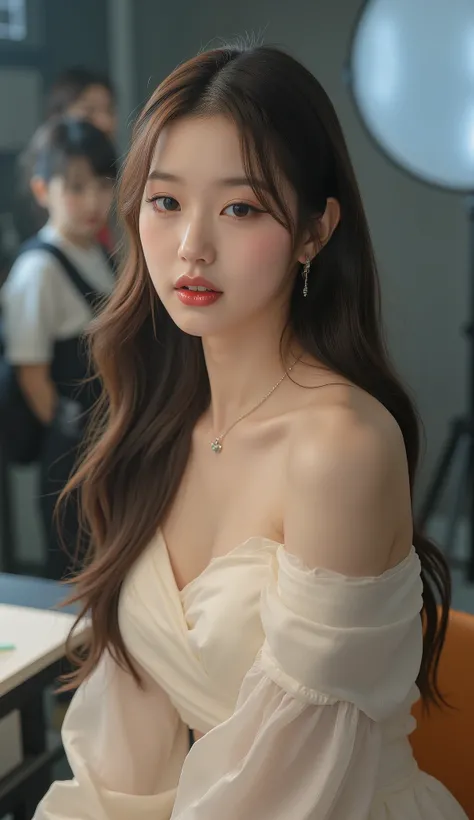 super high quality, masterpiece, Ultra High Resolution Realistic, RAW Photos, 16k、32K, Ultra high detail,Very detailed, (((20 year old:1.7))),((One sexy Korean women:1.5)),((One beautiful women:1.5)), 、(Ultra detailed face, 目 and mouth、Woman with super det...